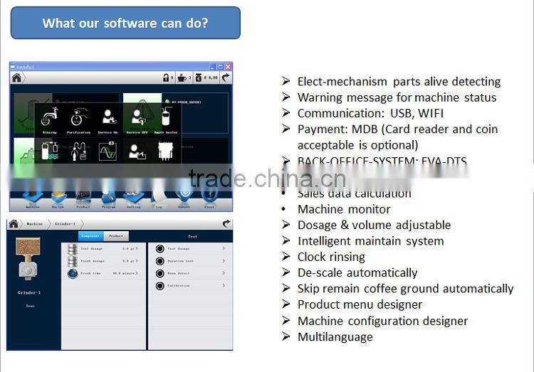 ESFB7CP automatic espresso coffee tea vending machine