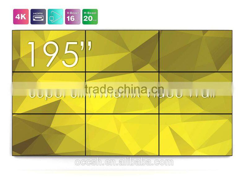 Swedx Matrix Wall 65 Inches Advertising Display Screen Digital Signage Remote Control