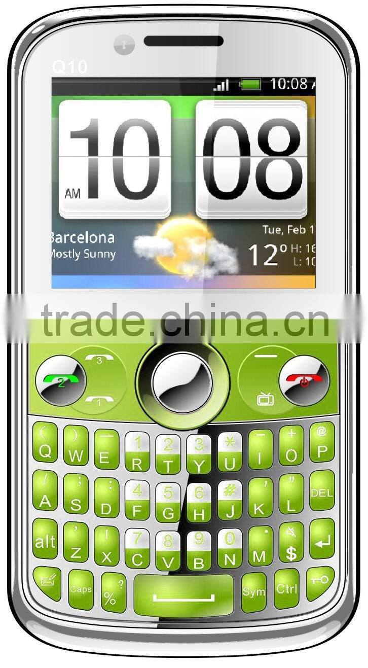 Q10 Dual Super Loudspeaker qwerty q10 tv china mobile