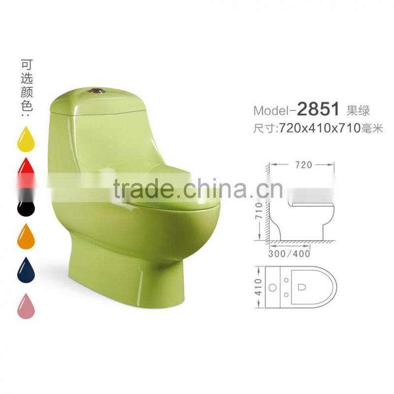 Chaozhou Cheap Siphonic One Piece s-trap sanitary ware toilet T851