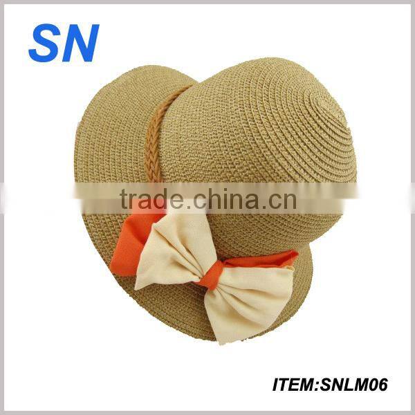 good quality customize girls peru straw hats