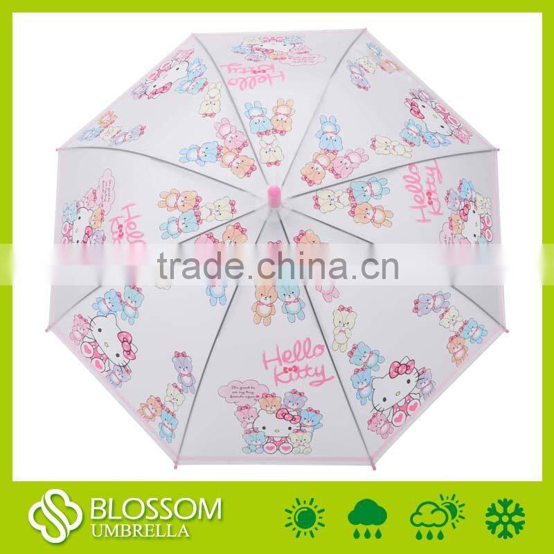 Auto Open Eva Stick Color Umbrella For Girls