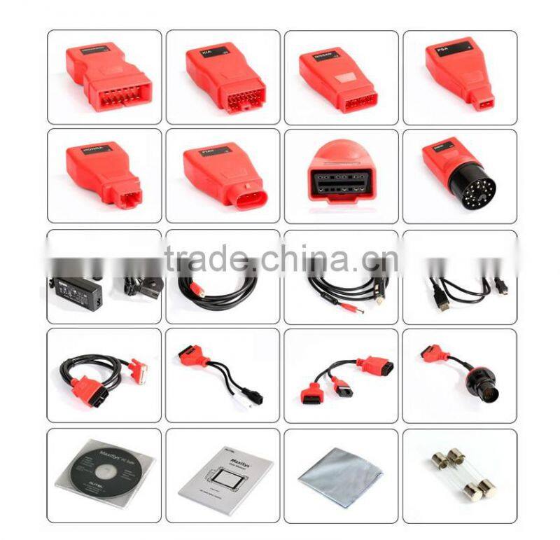 100% Original AUTEL MaxiSYS Pro MS908P AUTEL MaxiDas Maxisys pro DS708 Diagnostic System with WiFi 2014 top In stock