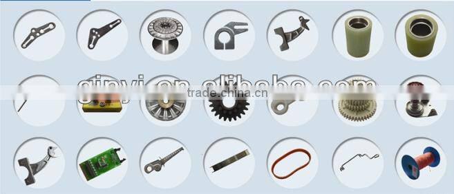 needle loom weft feeding gear