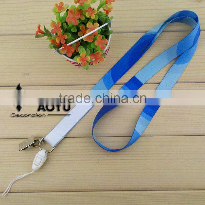 decorative pink camouflage pattern printed custom lanyard