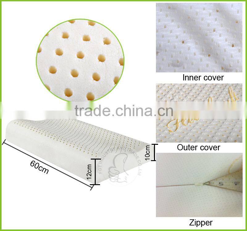 Hot Sale Custom Eco-friendly Memory Foam Latex Neck Pillow for Travel