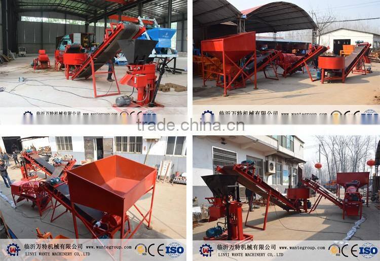 WT1-25 eco brava manual interlocking brick making machine