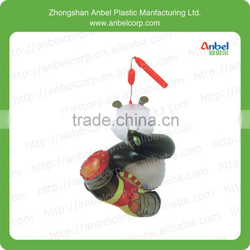 The Mid-Autumn festival PVC products inflatable Kungfu panda lantern for kids