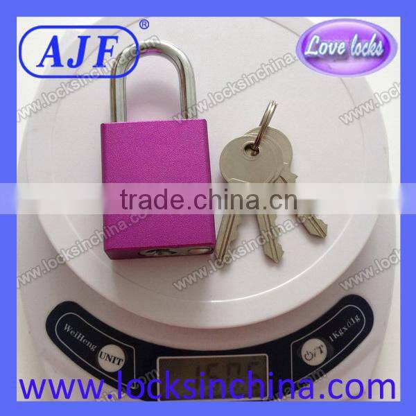 AJF high quality The noble and elegant student's purple fuchsia padlock