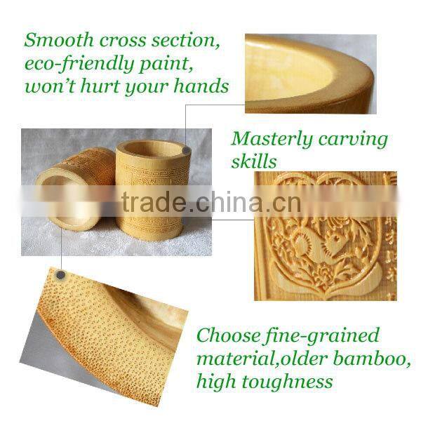 Custom bamboo tube as birthday gift