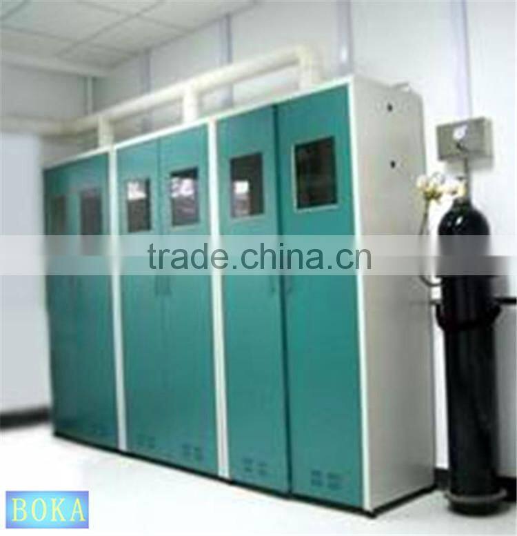 All steel lab gas cylinder cabinet