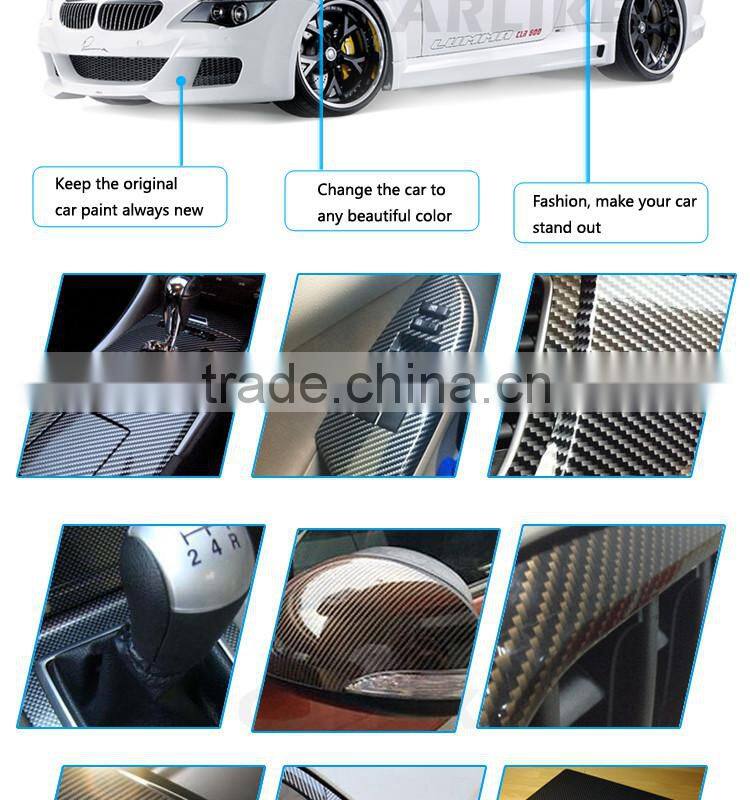 Slef-adhesive High Stretch 2D Twill Adhesive Wrap Vehicle Vinyl Film