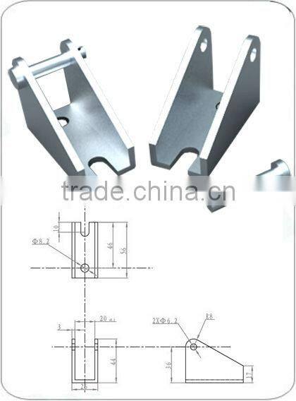 HTA series linear actuator mounting bracket