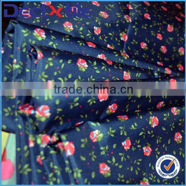 litery feeling beautiful floral colorful print fabric for nice dress/garment/other design clothing