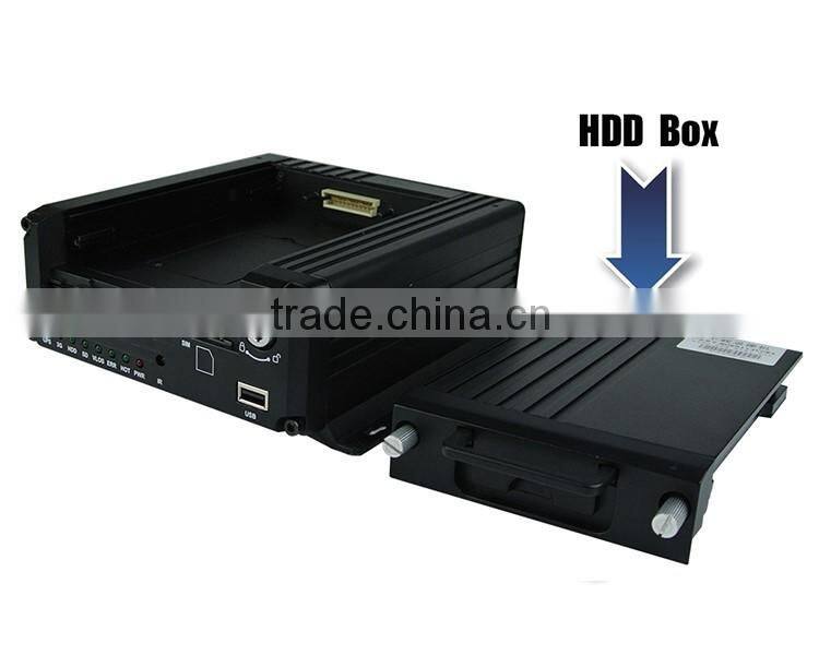 Economic Type 4CH Full Hd 720P Hard Disk MDVR for Vehicle Monitoring