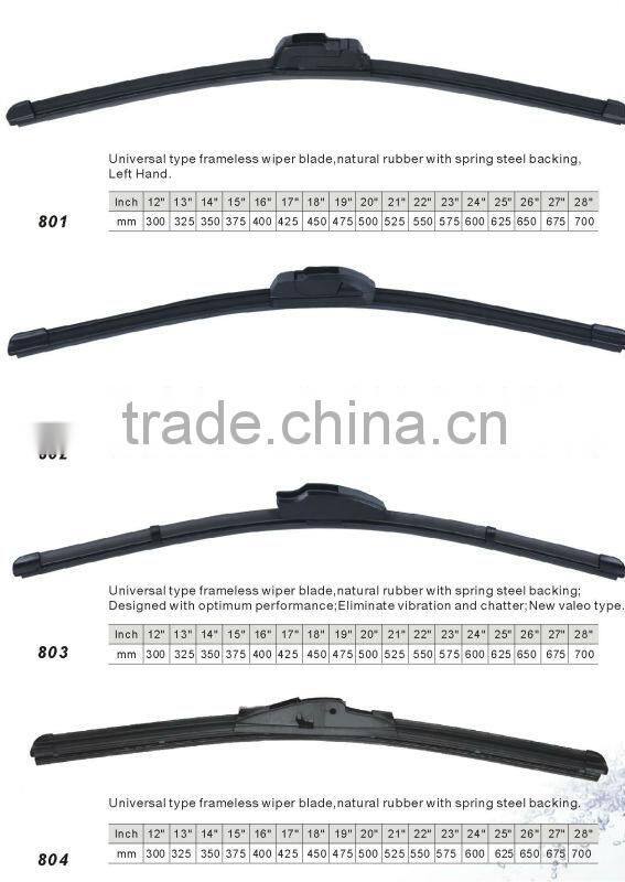 Universal type frameless wiper