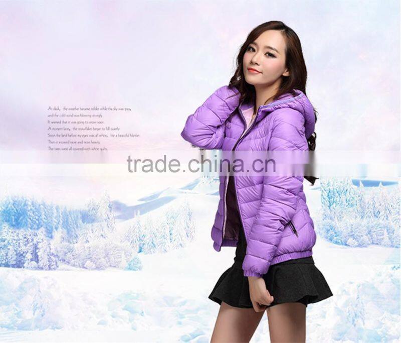 Winter outwear sports women's down jacket