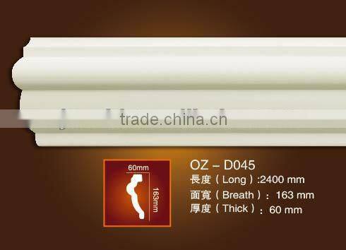 PU Plain panel moulding / classic cornice/Home&Interior decoration