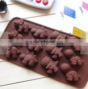 Eco-friendly animal shape Silicone chocolate models