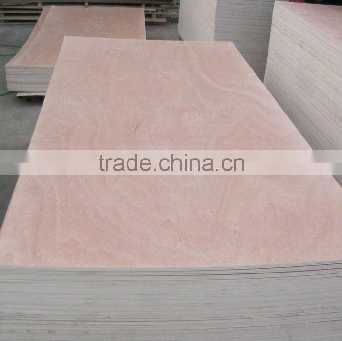 915x1830MM door skin plywood sheet, Okoume door plywood, well finished face