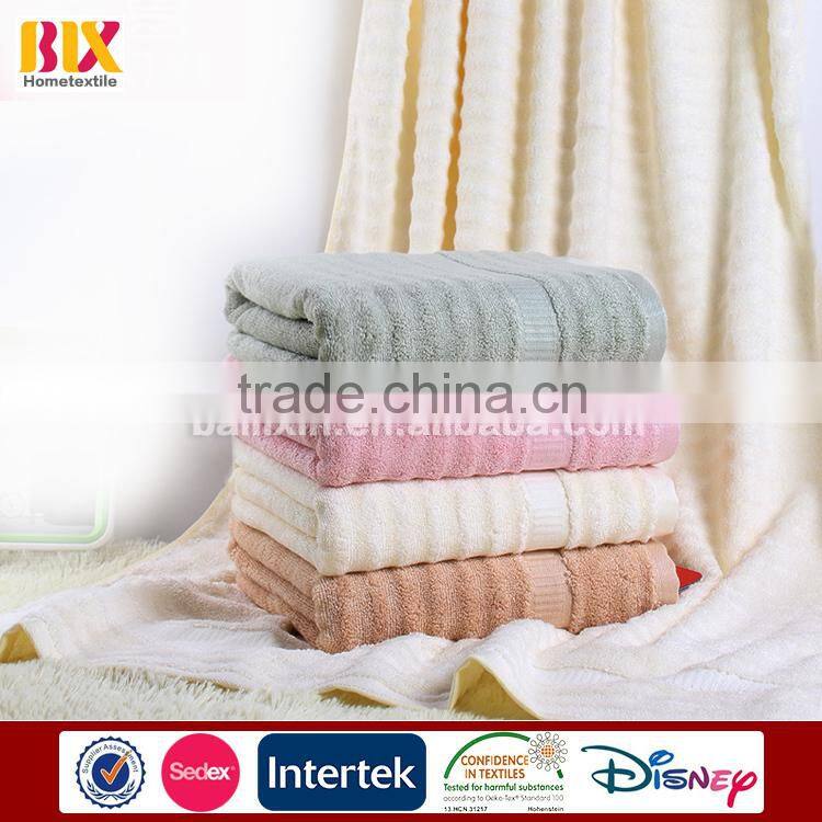 Alibaba Wholesales Solid Color Dobby Bamboo towel