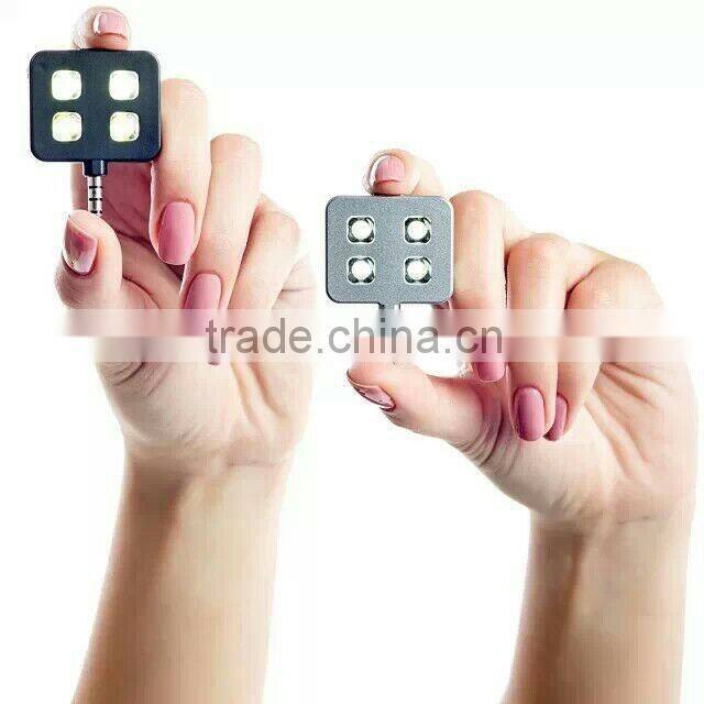 Iblazr flash light led selfie stick in night led flash light