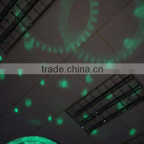 Mini Outdoor and Indoor Laser Stage Lighting RGBWYP LED Magic Ball Light with MP3 and Remote Control