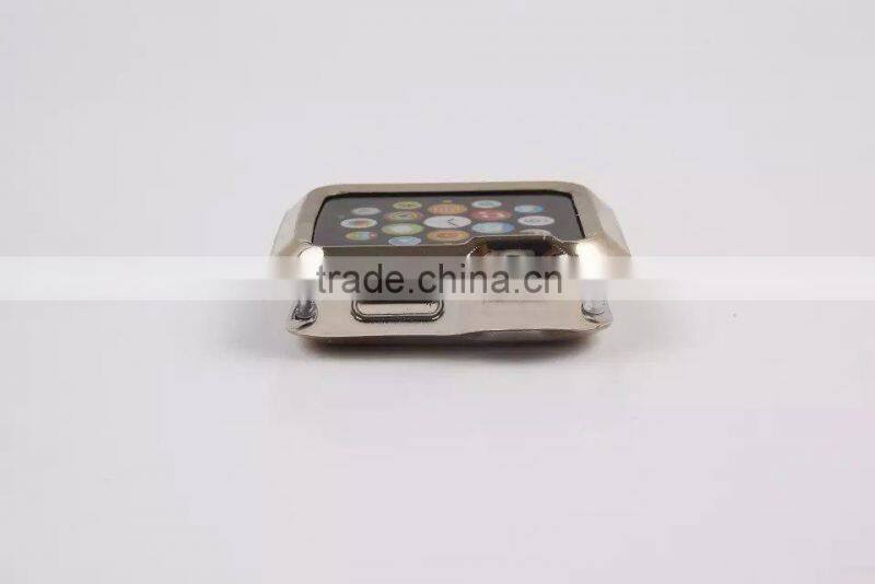 100% perfect fit for apple watch 38mm aluminum Plating pattern case