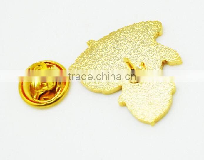 High quality cheap personalised enamel gold lapel pins