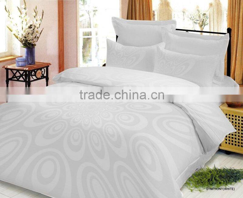 bedding sheet set mading of printed bamboo fabric