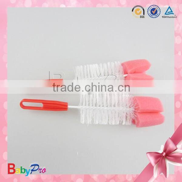 2015 Wholesale High Quality Flexible Silicone Baby Feeding Bottle Water Baby Bottle Brush