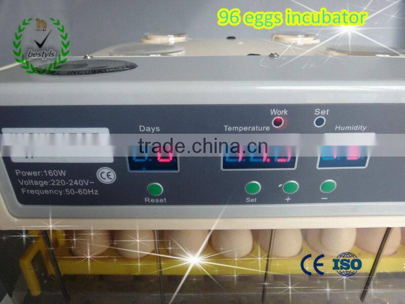 Hot Sale ! ! 98% Hatch Rate JN96 egg incubator /brooder