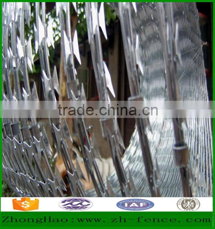 Factory direct sale high security used Prison razor barbed wire Fence