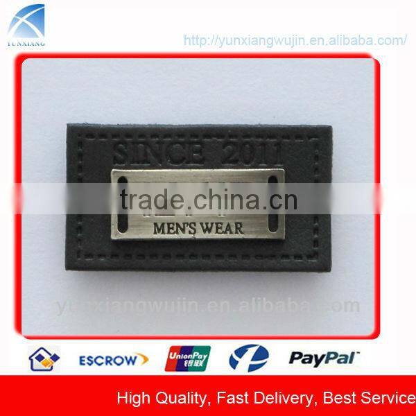 CD8542 Fashion Custom Letters Metal Clothing Labels