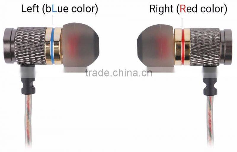 New KZ-ED2 Professional In-Ear Earphone 7MM Anti-noise Microphone Metal Heavy Enthusiast Bass Sound Music Headset