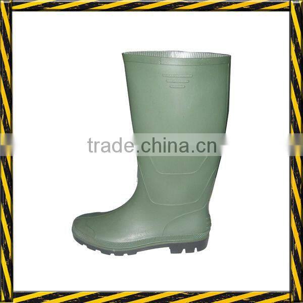 Black cheap pvc rain boots 38.5cm or 32cm height