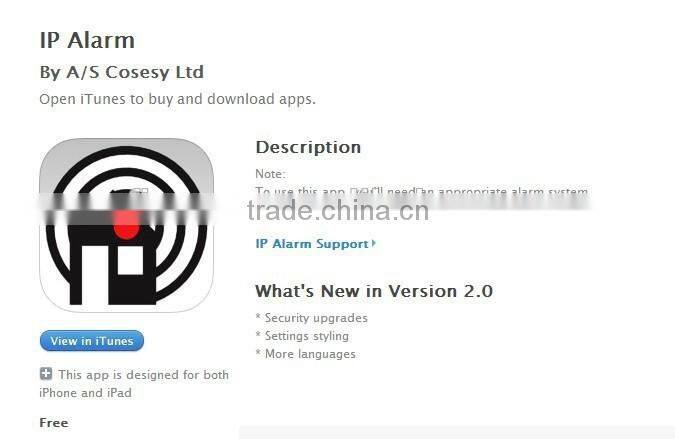 Smart Home alarm Security Systems Wireless cloud ip alarm