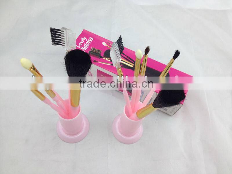 custom promotional plastic handle makeup brush