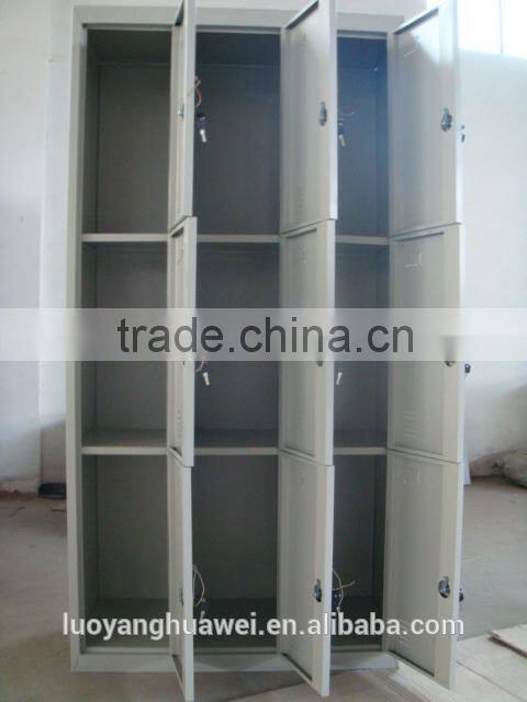 Modern design steel KD compartment locker with 18-door