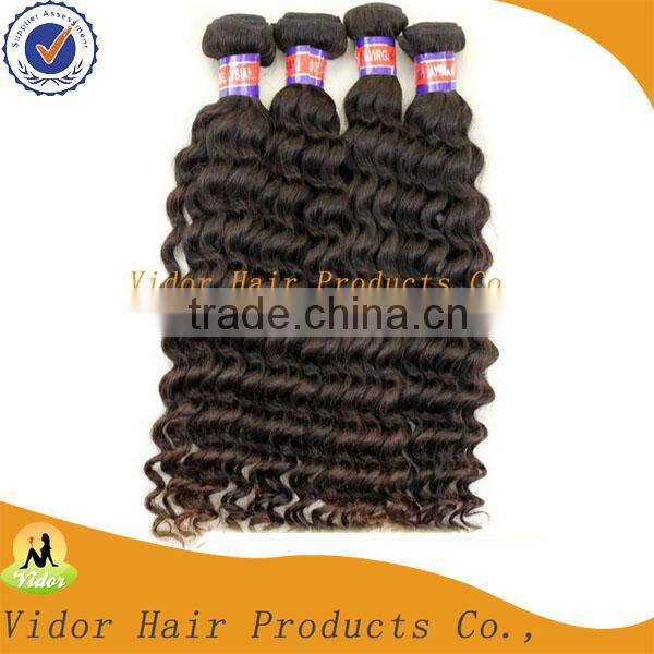 Popular Grade 5a Kindly Curly Virgin Peruvian Hair