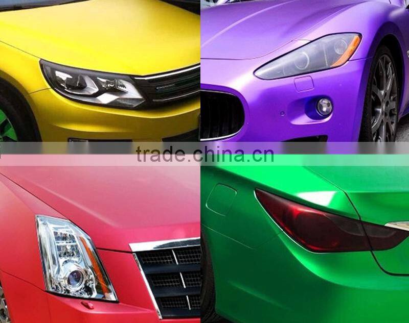 metallic chrome pink car wrap vinyl film