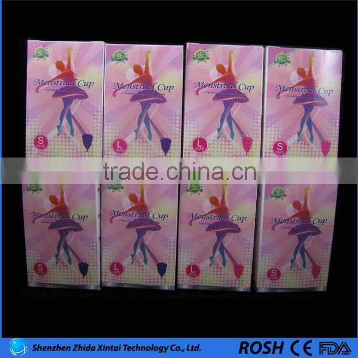 2016 lady used period cup, silicone cup menstrual products