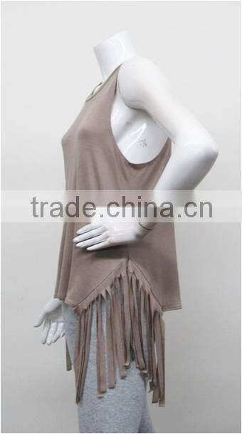 2016 latest top designs model tank top fitness tops