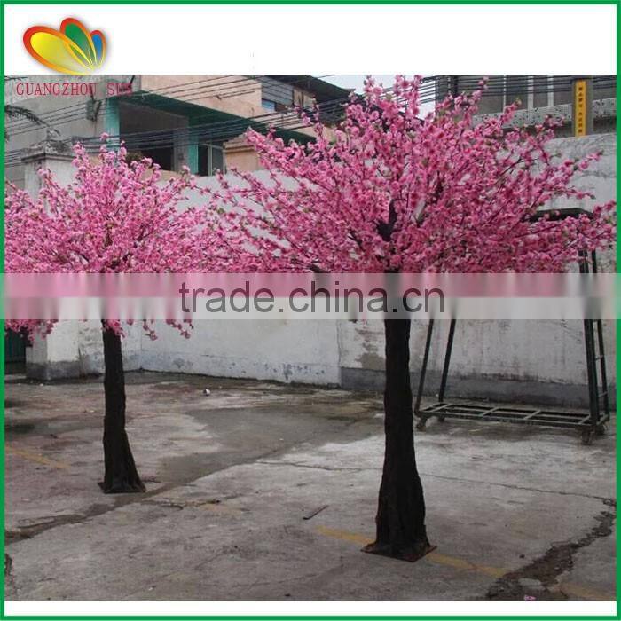 Wholesale artificial pink peach cherry blossom tree for home decoration