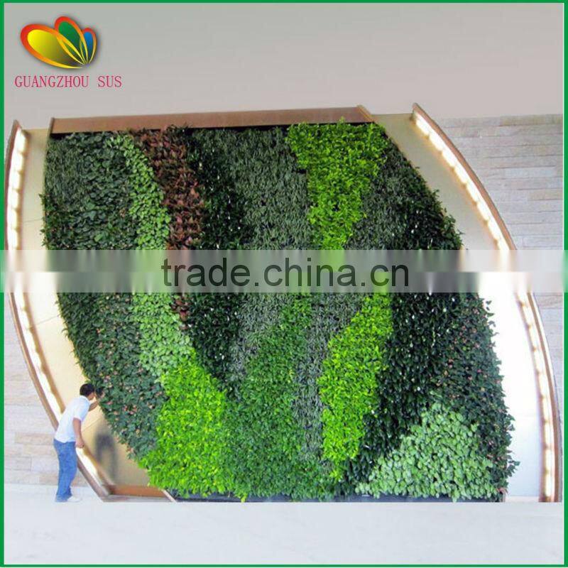 decorative artificial green wall plants