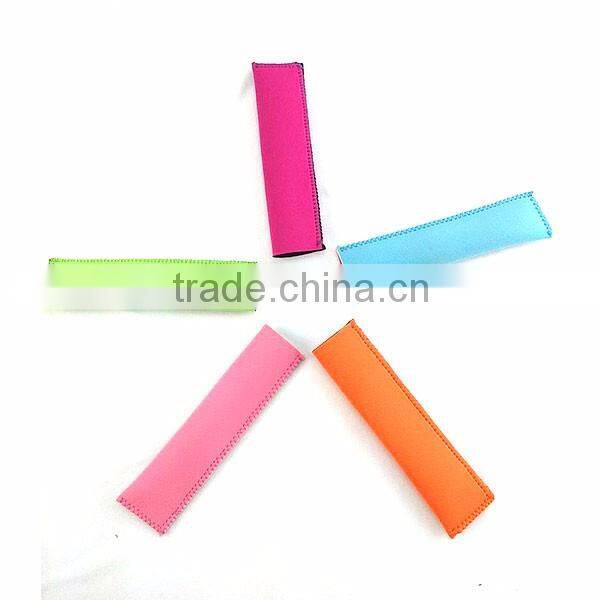 Factory directly sale neoprene popsicle ice sleeves freezer popsicle holders