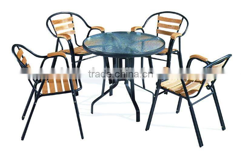 8 Outdoor leisure rattan aluminum sets for hotel furniture YC091 YT40