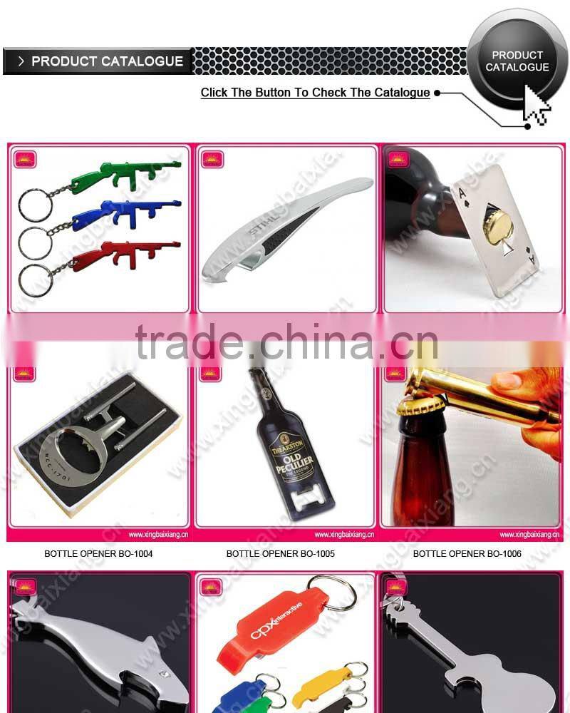 Top quality blank metal bottle cap opener