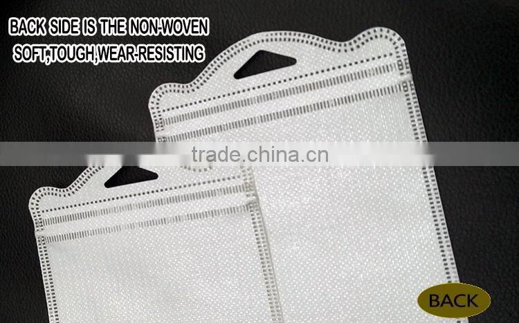 mobile back cover packaging design/phone packaging/mobile accessories packaging zipper bag