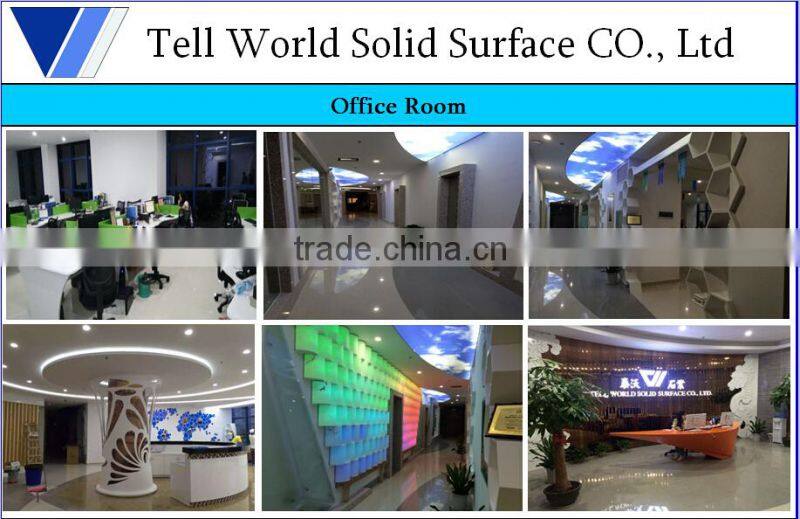 2016 Alibaba Golden Acrylic solid surface bar counter/translucent stone bar table/bar counter for sale
